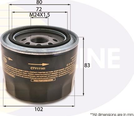 Comline CTY11141 - Ölfilter alexcarstop-ersatzteile.com