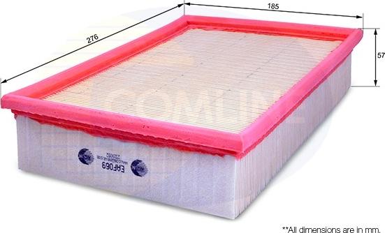 Comline EAF069 - Luftfilter alexcarstop-ersatzteile.com