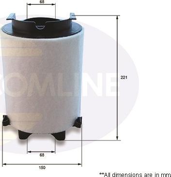 Comline EAF713 - Luftfilter alexcarstop-ersatzteile.com