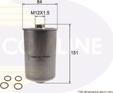 Comline EFF059 - Kraftstofffilter alexcarstop-ersatzteile.com