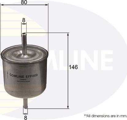 Comline EFF009 - Kraftstofffilter alexcarstop-ersatzteile.com