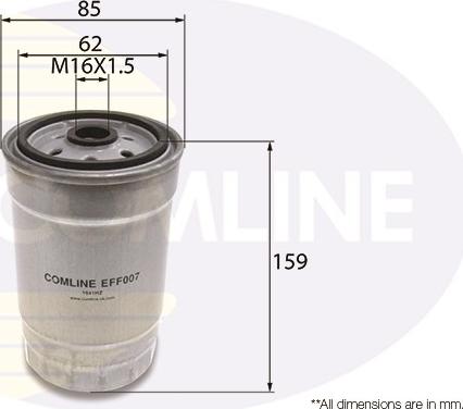 Comline EFF007 - Kraftstofffilter alexcarstop-ersatzteile.com