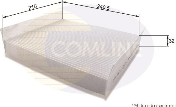 Comline EKF104 - Filter, Innenraumluft alexcarstop-ersatzteile.com