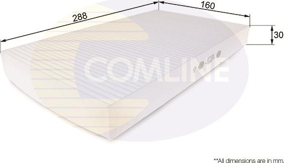 Comline EKF120 - Filter, Innenraumluft alexcarstop-ersatzteile.com