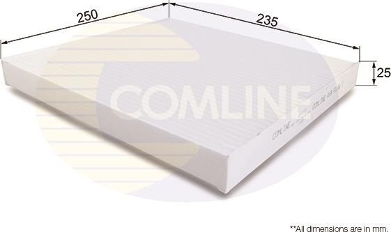 Comline EKF172 - Filter, Innenraumluft alexcarstop-ersatzteile.com