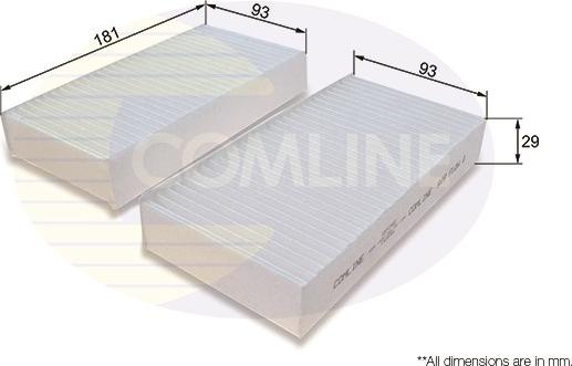 Comline EKF340-2 - Filter, Innenraumluft alexcarstop-ersatzteile.com