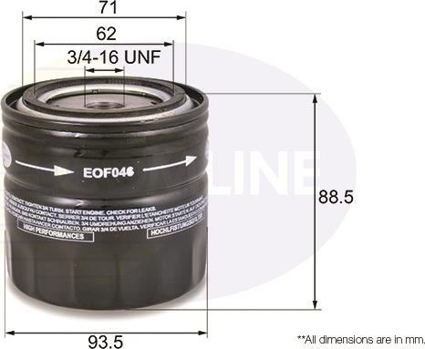 Comline EOF046 - Ölfilter alexcarstop-ersatzteile.com