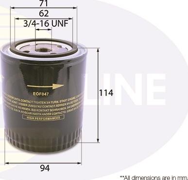 Comline EOF047 - Ölfilter alexcarstop-ersatzteile.com