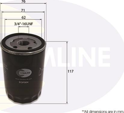 Comline EOF004 - Ölfilter alexcarstop-ersatzteile.com