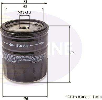 Comline EOF002 - Ölfilter alexcarstop-ersatzteile.com