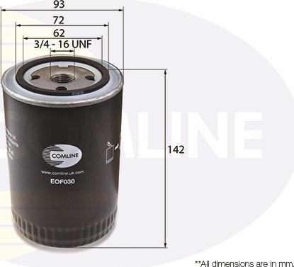 Comline EOF030 - Ölfilter alexcarstop-ersatzteile.com