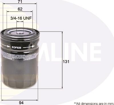 Comline EOF029 - Ölfilter alexcarstop-ersatzteile.com