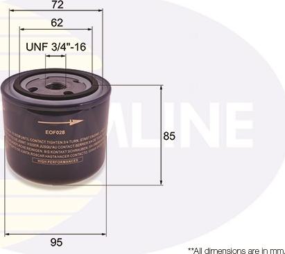 Comline EOF028 - Ölfilter alexcarstop-ersatzteile.com