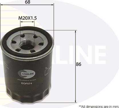 Comline EOF074 - Ölfilter alexcarstop-ersatzteile.com