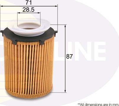 Comline EOF256 - Ölfilter alexcarstop-ersatzteile.com