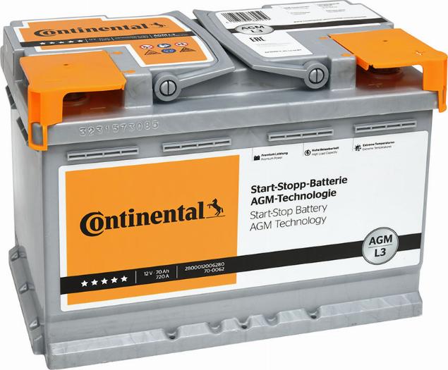 Continental 2800012006280 - Starterbatterie alexcarstop-ersatzteile.com