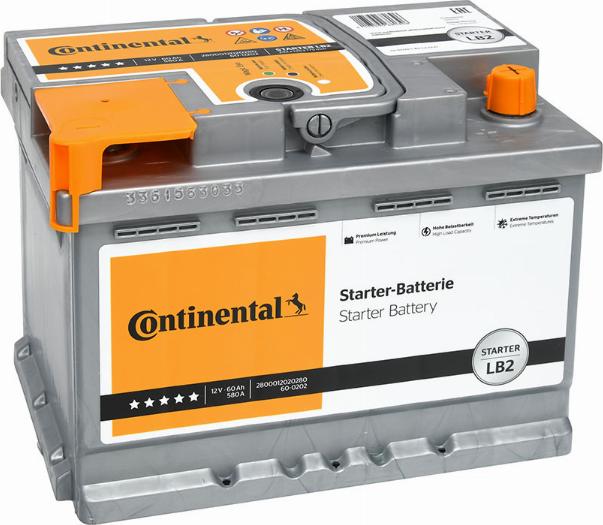 Continental 2800012020280 - Starterbatterie alexcarstop-ersatzteile.com