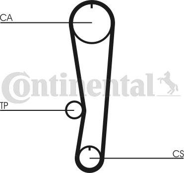 CONTITECH CT 895 K1 - Zahnriemensatz alexcarstop-ersatzteile.com