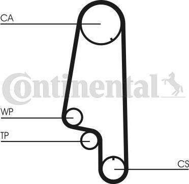 CONTITECH CT847WP1 - Wasserpumpe + Zahnriemensatz alexcarstop-ersatzteile.com