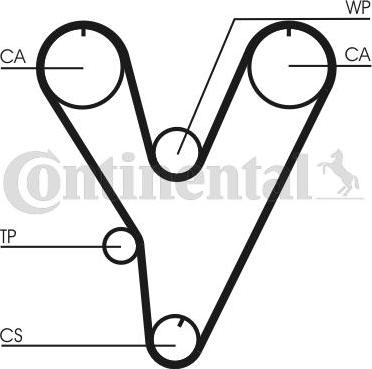 Contitech CT 805 - Zahnriemen alexcarstop-ersatzteile.com