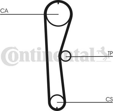 Contitech CT 824 - Zahnriemen alexcarstop-ersatzteile.com