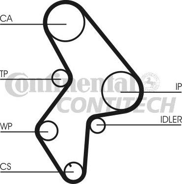 CONTINENTAL CTAM BR CT1061 - Zahnriemen alexcarstop-ersatzteile.com