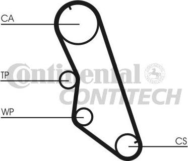 CONTINENTAL CTAM BR CT754K1 - Zahnriemensatz alexcarstop-ersatzteile.com