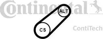 Continental 6PK701 ELAST - Keilrippenriemen alexcarstop-ersatzteile.com