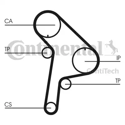 Continental CT951K1 - Zahnriemensatz alexcarstop-ersatzteile.com