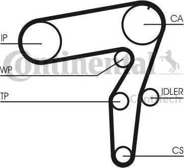 Continental CT968 - Zahnriemen alexcarstop-ersatzteile.com