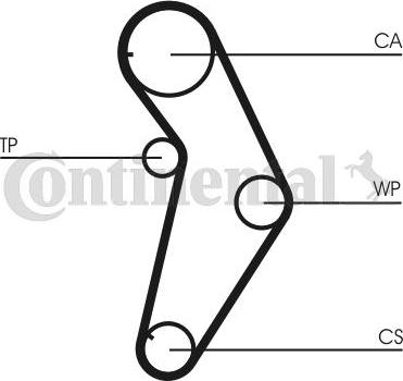 CONTITECH CT 927 - Zahnriemen alexcarstop-ersatzteile.com