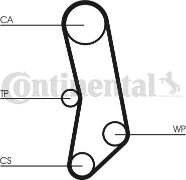 CONTITECH CT 503 K1 - Zahnriemensatz alexcarstop-ersatzteile.com