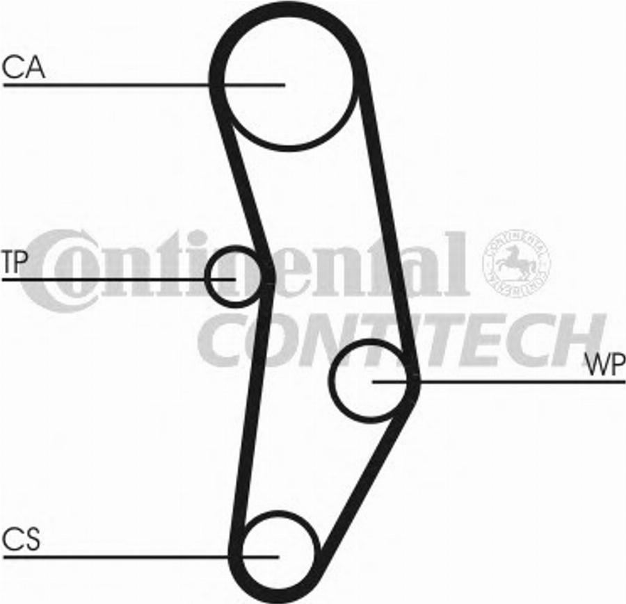 Contitech CT580 - Zahnriemen alexcarstop-ersatzteile.com