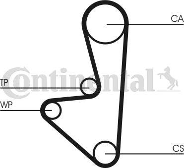 Contitech CT607WP2 - Wasserpumpe + Zahnriemensatz alexcarstop-ersatzteile.com