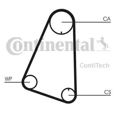 Continental CT633WP1 - Wasserpumpe + Zahnriemensatz alexcarstop-ersatzteile.com