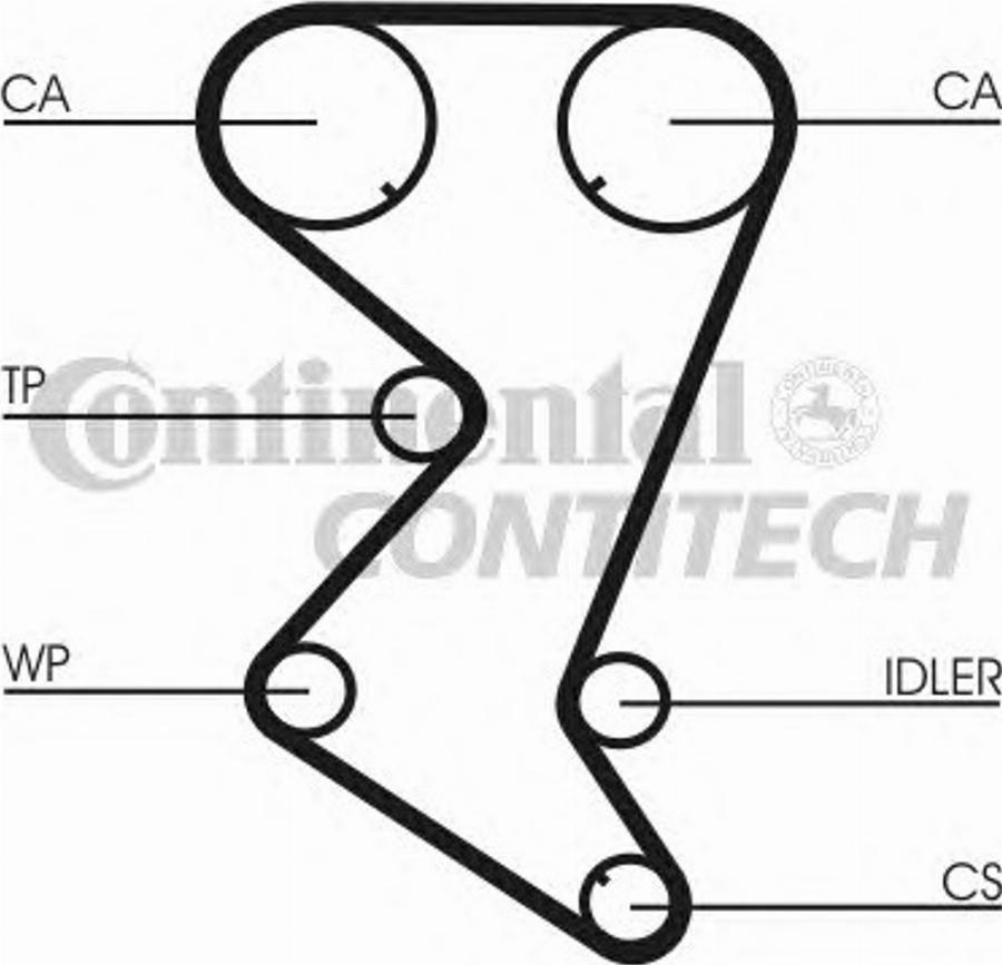 Contitech CT1003K1 - Zahnriemensatz alexcarstop-ersatzteile.com