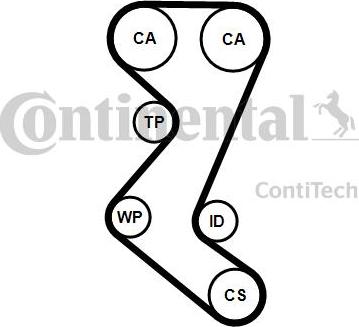 CONTITECH CT 1019 - Zahnriemen alexcarstop-ersatzteile.com