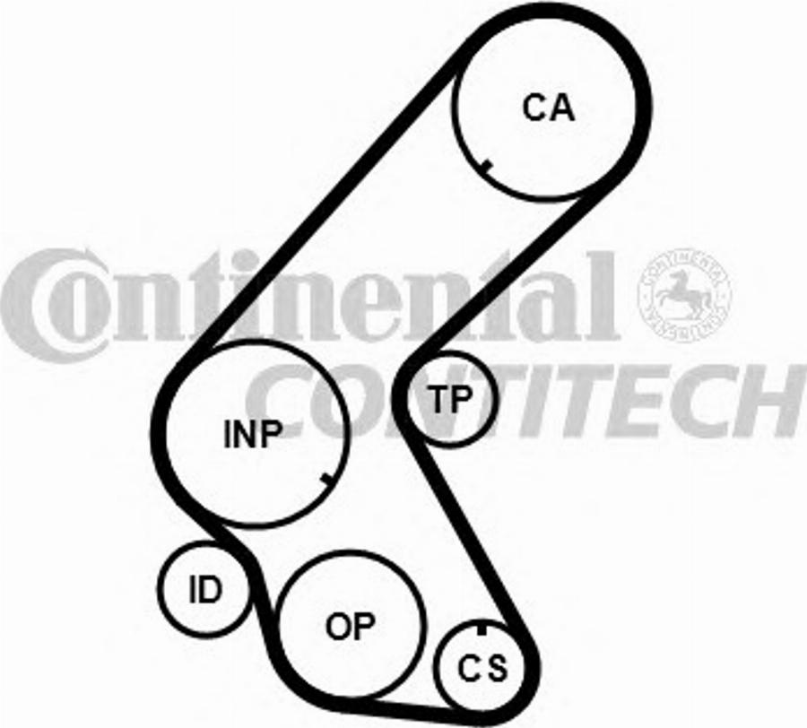 Contitech CT1014K1 - Zahnriemensatz alexcarstop-ersatzteile.com