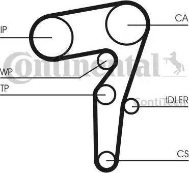 Continental CT1155WP1 - Zahnriemensatz alexcarstop-ersatzteile.com