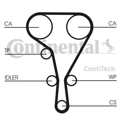 Continental CT 1130 - Zahnriemen alexcarstop-ersatzteile.com