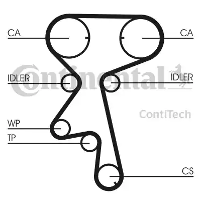 Continental CT873 - Zahnriemen alexcarstop-ersatzteile.com