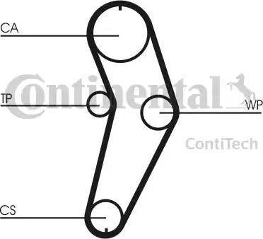 Continental CT709WP1 - Wasserpumpe + Zahnriemensatz alexcarstop-ersatzteile.com