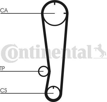 Contitech CT738K1 - Zahnriemensatz alexcarstop-ersatzteile.com