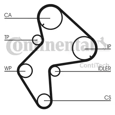 Continental CT772K1 - Zahnriemensatz alexcarstop-ersatzteile.com