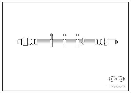 Corteco 19026923 - Bremsschlauch alexcarstop-ersatzteile.com