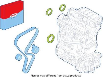 Corteco 289085 - Wellendichtringsatz, Motor alexcarstop-ersatzteile.com