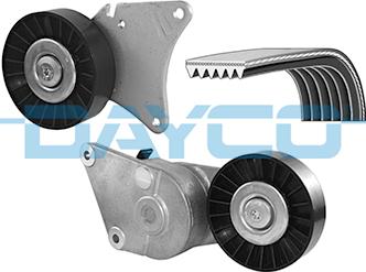 Dayco KPV166 - Keilrippenriemensatz alexcarstop-ersatzteile.com