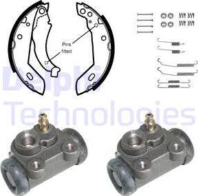 Delphi 963 - Bremsbackensatz alexcarstop-ersatzteile.com