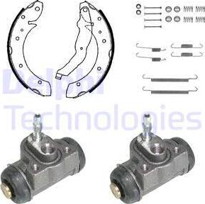 Delphi 910 - Bremsbackensatz alexcarstop-ersatzteile.com