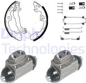 Delphi 935 - Bremsbackensatz alexcarstop-ersatzteile.com